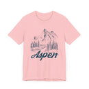 Aspen, Colorado Graphic Tee - Mountain Illustration Aspen T Shirt-23