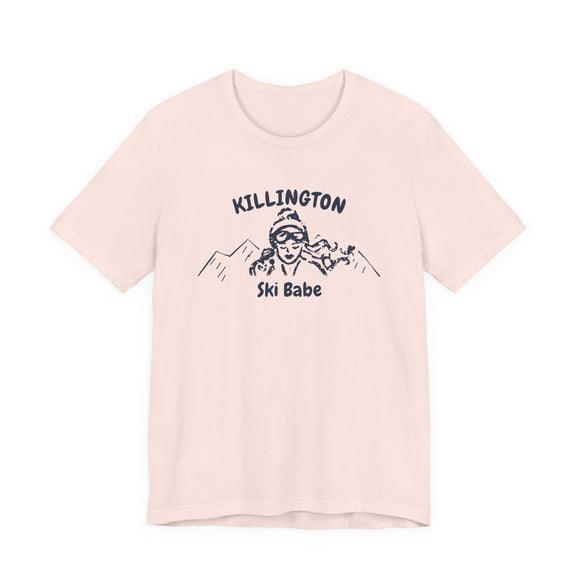 Killington, Vermont Ski Babe T‑Shirt - Retro Skiing Graphic Tee
