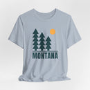 Montana T Shirt - Retro Trees Montana Tee-14