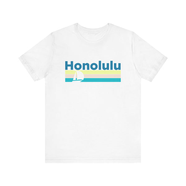 Honolulu T Shirt - Sailboat Graphic Honolulu Tee