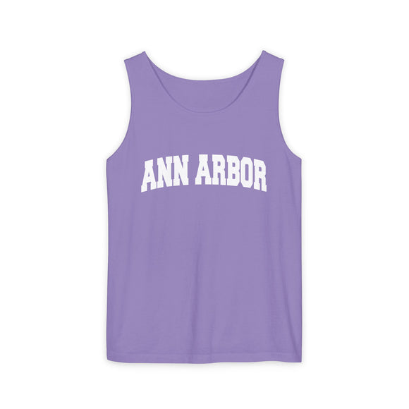 Ann Arbor, Michigan Tank Top Unisex | Comfort Colors - 100% Cotton