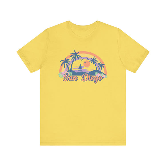 San Diego, California T-Shirt - Retro Beach Unisex San Diego Shirt
