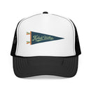 Kobuk Valley National Park Pennant Trucker Hat — Vintage Foam Mesh Cap-3
