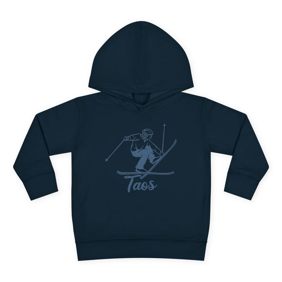 Taos, New Mexico Toddler Hoodie - Unisex Taos Vintage Skiing Sweatshirt