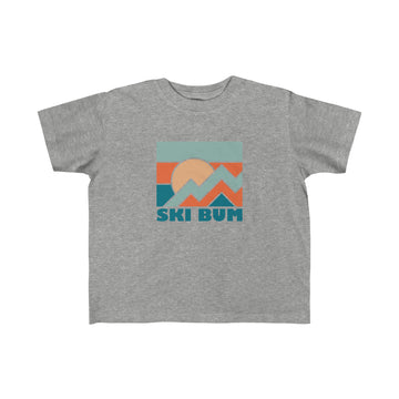 Ski Bum Toddler T-Shirt - Unisex Toddler Ski Bum Shirt