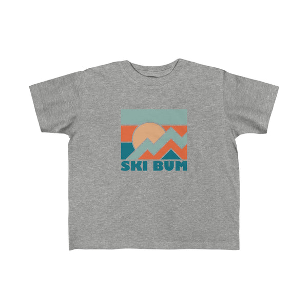 Ski Bum Toddler T-Shirt - Unisex Toddler Ski Bum Shirt