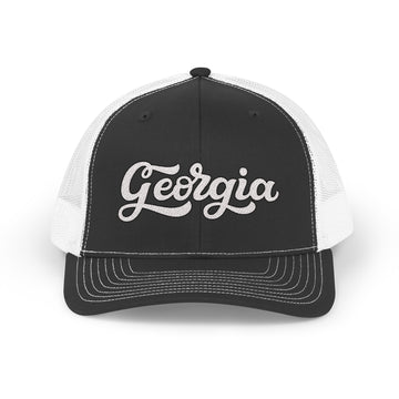 Georgia Snapback Trucker Cap - Embroidered Georgia Hat - 0