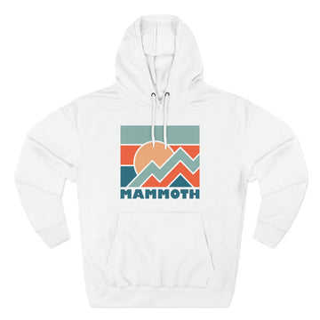 Mammoth, California Hoodie - Retro Mountain Unisex Sweatshirt - 0