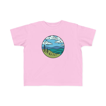 Buy pink North Carolina Toddler T-Shirt - Unisex Toddler North Carolina Shirt