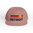 Detroit, Michigan retro sunset Surf Cap | vintage striped sun state hat-7