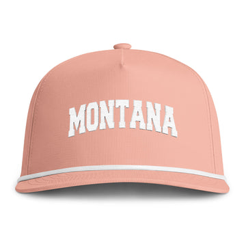 Buy peachy Montana Embroidered Rope Hat - Vintage Sunwashed Rope Cap, Comfort Colors