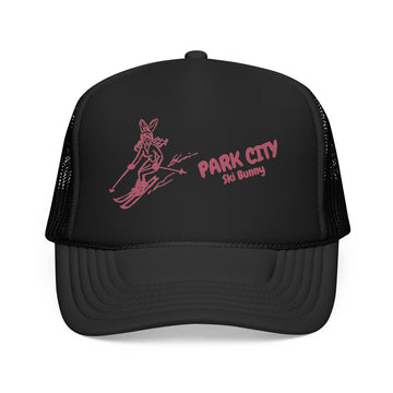 Park City, Utah Ski Bunny Foam Trucker Hat - 0