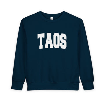 Buy navy Taos, New Mexico Sweatshirt - Taos Toddler Crewneck Sweatshirt