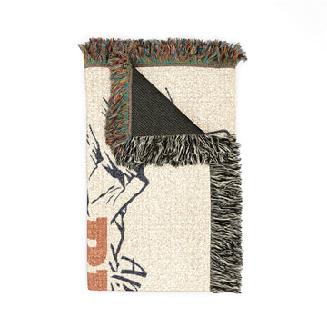 Bend, Oregon Ski Town Throw Blanket | Mountain Woven Blanket - 0