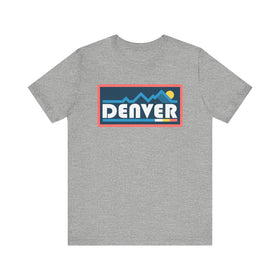 Buy athletic-heather Denver, Colorado T Shirt - Retro Graphic Tee