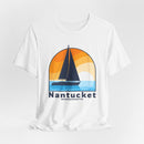 Nantucket, Massachusetts T Shirt - Sailboat Tee-8