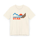 Utah Retro Mountains Sunset T-Shirt | Vintage Utah Tee-2
