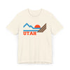 Utah Retro Mountains Sunset T-Shirt | Vintage Utah Tee