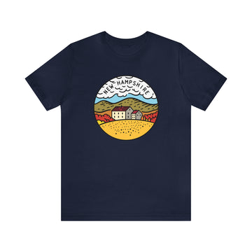 Buy navy New Hampshire T-Shirt - Unisex New Hampshire Shirt