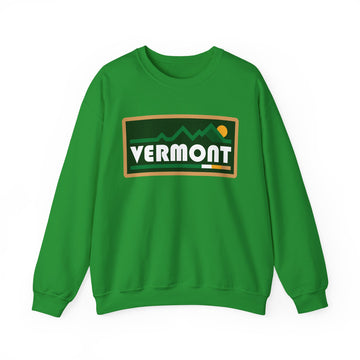 Buy irish-green Vermont Sweatshirt - Mountain Graphic Crewneck