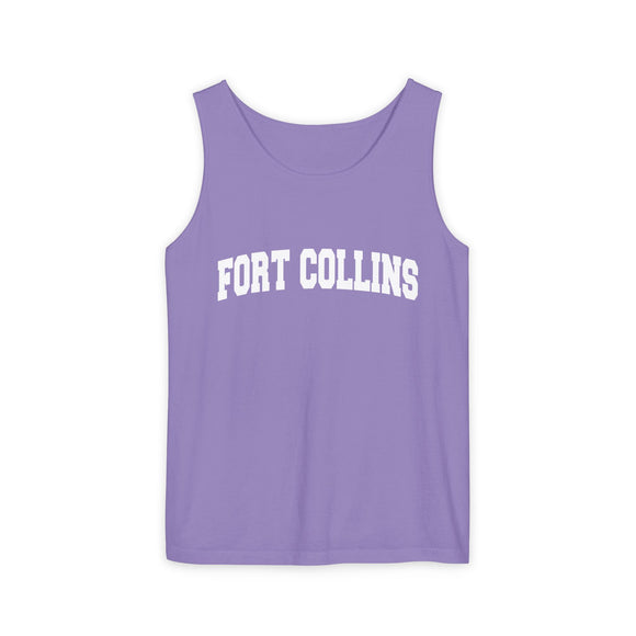 Fort Collins, Colorado Tank Top Unisex | Comfort Colors - 100% Cotton