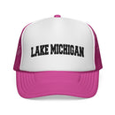 Lake Michigan Retro Collegiate Style Trucker Hat-7