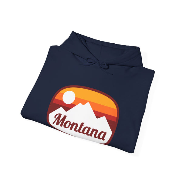 Montana Hoodie - Retro Ombre Unisex Montana Hoodie Sweatshirt