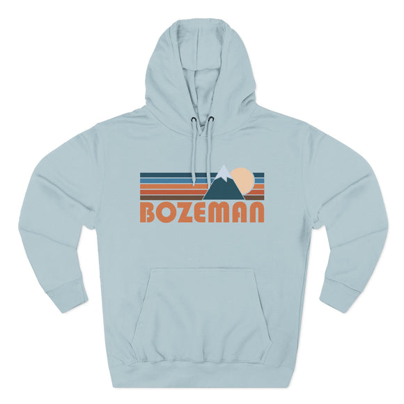 Bozeman, Montana Hoodie - Retro Mountain Unisex Sweatshirt