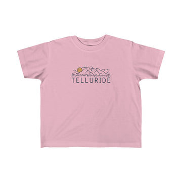 Buy pink Telluride, Colorado Toddler T-Shirt - Toddler Telluride Shirt