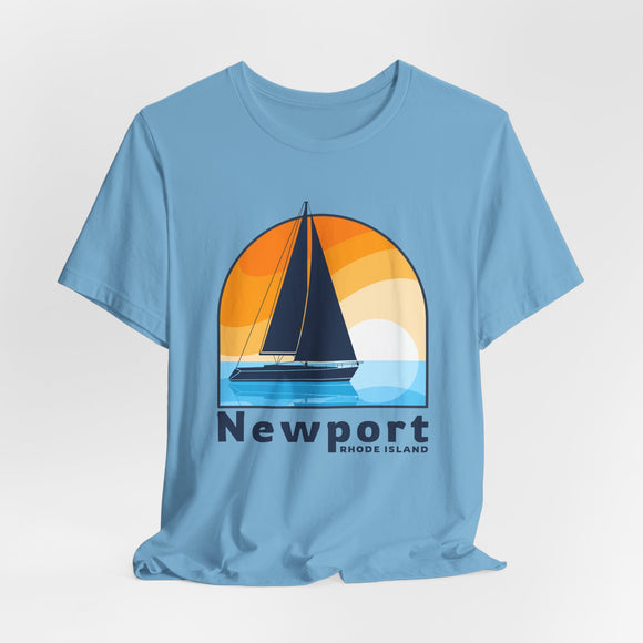 Newport, Rhode Island T Shirt - Sailboat Tee