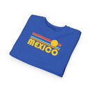 Mexico Toddler Sweatshirt - Retro Sun Mexico Toddler Crewneck Sweatshirt-11