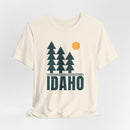 Idaho T Shirt - Retro Trees Idaho Tee-8