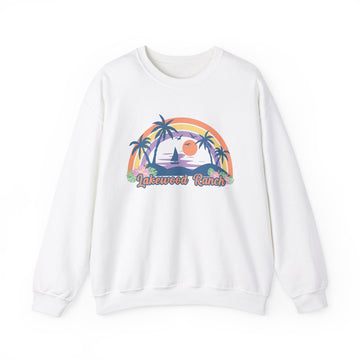 Lakewood Ranch, Florida Sweatshirt - Unisex Retro Beach Crewneck Lakewood Ranch Sweatshirt