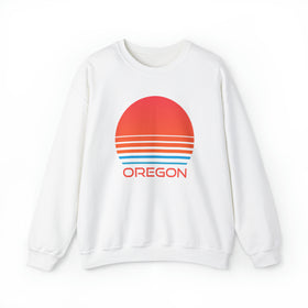 Oregon Sweatshirt - Unisex Retro 80s Oregon Sweatshirt