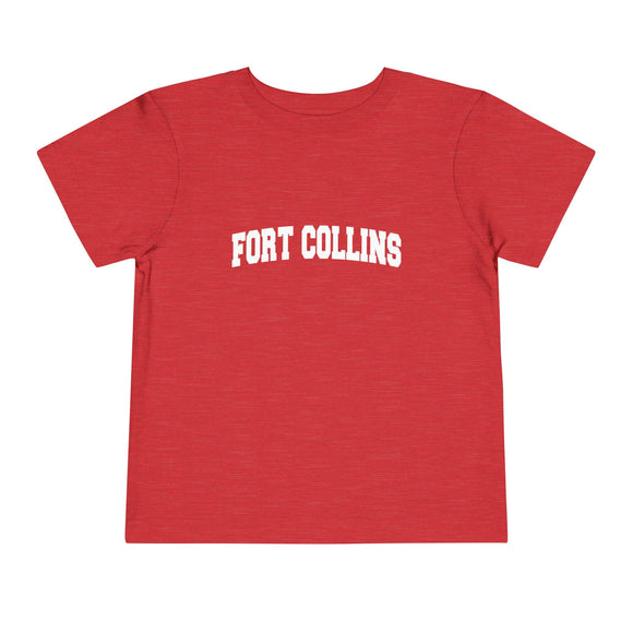 Fort Collins, Colorado Toddler Graphic Tee - Kids Fort Collins Vacation T-Shirt