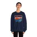 Stowe, Vermont Sweatshirt Retro Mountains, Stowe Unisex Graphic Crewneck-20