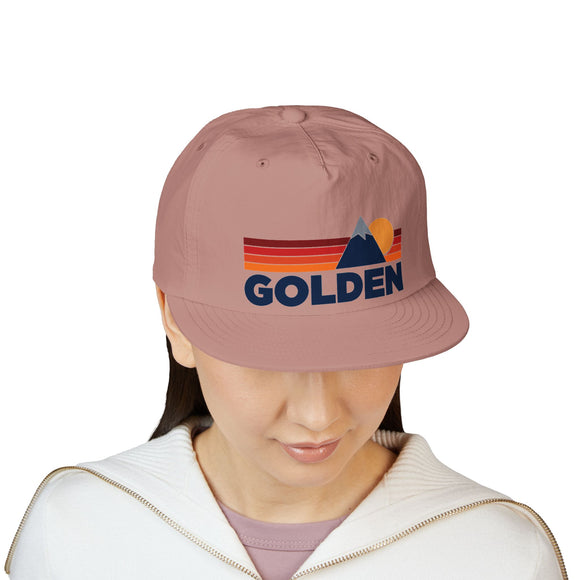 Golden, Colorado Mountain Surf Cap | Retro Light Weight Cap
