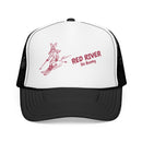 Red River, New Mexico Ski Bunny Foam Trucker Hat-4