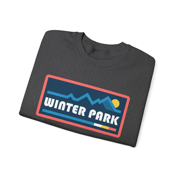 Winter Park, Colorado Sweatshirt - Mountain Graphic Crewneck