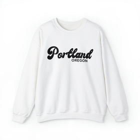 Portland, Oregon Sweatshirt - Unisex Retro Crewneck Portland Sweatshirt