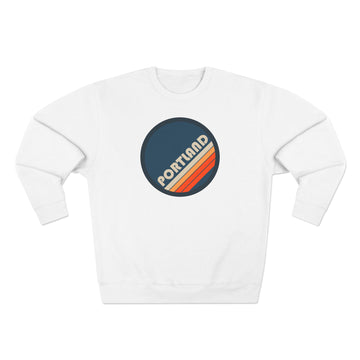 Premium Portland, Oregon Sweatshirt - Retro Unisex Premium Oregon Sweatshirt