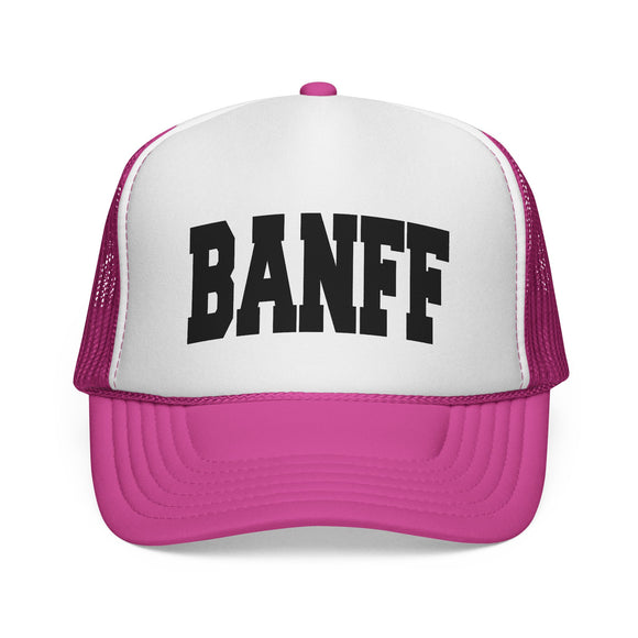 Banff, Canada Collegiate Style Trucker Hat