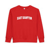 East Hampton, New York Toddler Sweatshirt - East Hampton Toddler Crewneck Sweatshirt