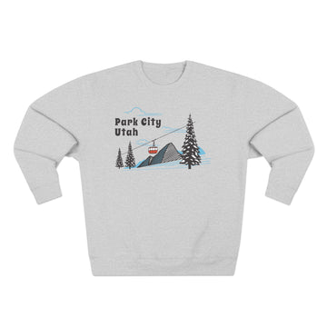 Premium Park City, Utah Sweatshirt Unisex Crewneck, Premium Sweatshirt, Crewneck Jumper, Ski Resort Apparel - 0
