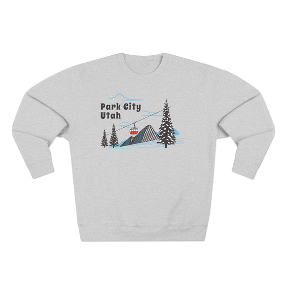 Premium Park City, Utah Sweatshirt Unisex Crewneck, Premium Sweatshirt, Crewneck Jumper, Ski Resort Apparel