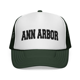 Buy dark-green Ann Arbor, Michigan Collegiate Style Trucker Hat