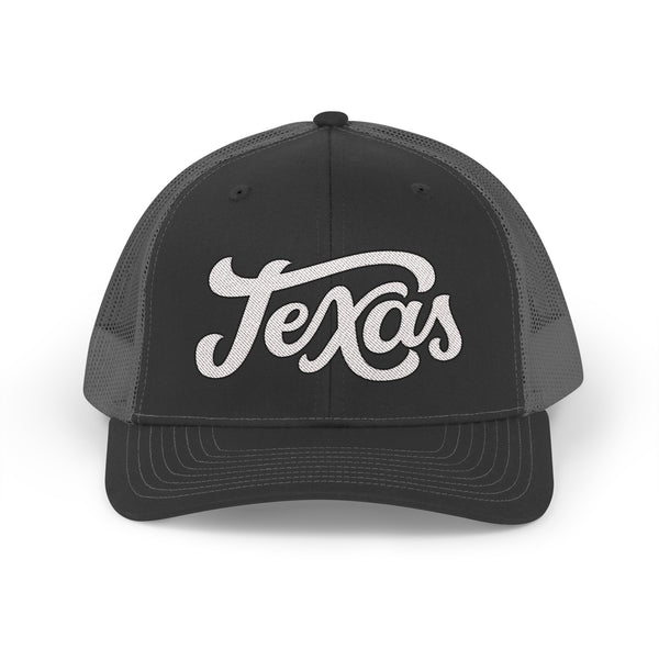 Texas Snapback Trucker Cap - Embroidered Texas Hat