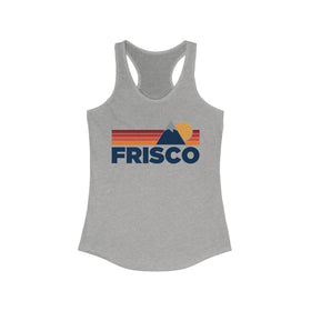 Frisco, Colorado Women's Racerback Tank Top - Mountain Lover Sleeveless Shirt, Women's Frisco Hiking Tank - 0
