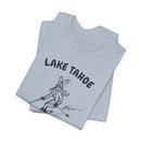 Lake Tahoe, California Ski Bunny T‑Shirt — Retro Skiing Graphic Tee-11