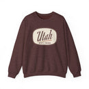 Utah Sweatshirt - Unisex Retro Utah Crewneck Sweatshirt-1